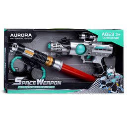 Набор оружия "Космо арсенал" (свет, звук) на батарейках, в коробке