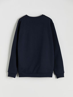 Bisiklet Yaka Erkek ?ocuk Sweatshirt