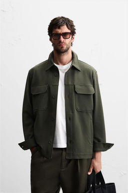 COMFORT TEXTURED OVERSHIRT