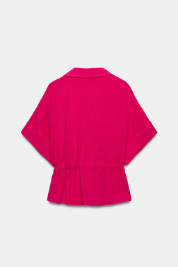 CAMISA SAFARI LAZADA / Fucsia - Zara фото 8