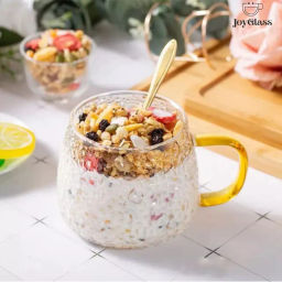 Кружка рельефное стекло, 420 мл, упак. 2 шт - BESTCOFFEE фото 7