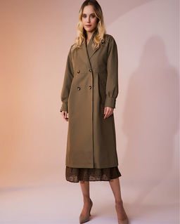 Плащ женский 

АРТ. 31811w черный/42