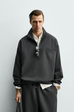 SHIELD PRINT SWEATSHIRT - Zara фото 10