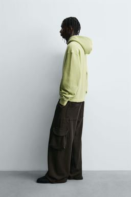 WASHED-EFFECT HOODIE