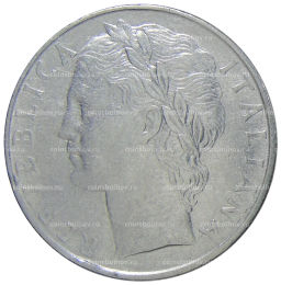 Монета 100 лир 1960 года Италия