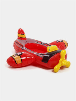 Лодка детская надув. 119*114см "Pool Cruisers. Самолет красный (53) с желтым пропеллером" (59380, "Intex") 3-6 лет