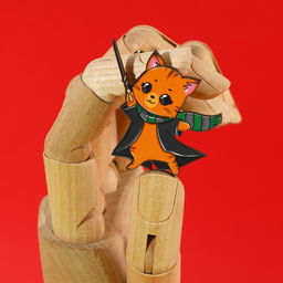 Цена за 4 шт. Значки деревянные, неразлучники Наша дружба это магия, 2 шт., 8?12 см