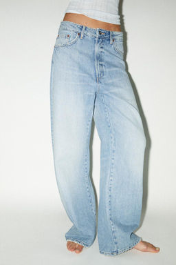 TRF MID-WAIST BAGGY JEANS - Zara фото 5