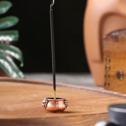 Цена за 2 шт. Подставка для любых благовоний «Котелок», 3×1.5 см