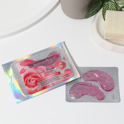 Гидрогелевые патчи для глаз Fresh Rose, с экстрактом лепестков роз