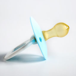 Соска-пустышка латексная классическая Пуговка с кольцом, от 0 мес., цвета МИКС - Крошка я фото 2