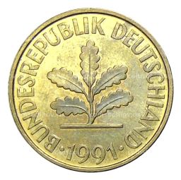 10 пфеннигов 1991 года F Германия