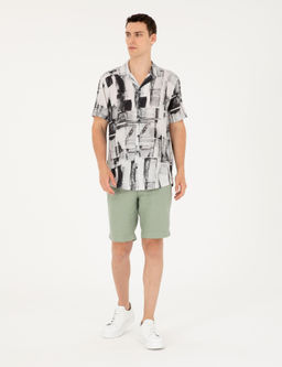 Siyah Comfort Fit K_sa Kollu G_mlek - Pierre cardin фото 4