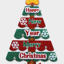 Новогоднее украшение настенное Новогодняя ёлка, подвеска, 40х22,5 см - Simaland фото 2
