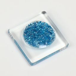 Гель лак для ногтей, GLITTER FLASH, 3-х фазный, 8мл, LED/UV, цвет прозрачный/голубой (04) - Queen fair фото 13