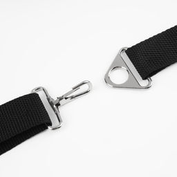 Цена за 2 шт. Полукольцо-пластина для сумки, 15/50 мм, 2 шт, цвет серебряный - Арт узор фото 3