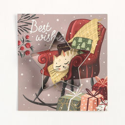 Набор подарочный Этель Merry Christmas: кух. полотенце, подставка под горячее, формочка  фото 5