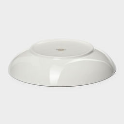 Тарелка глубокая Magistro La Perle, 1 л, d=22.5 см, фарфор, белая  фото 4