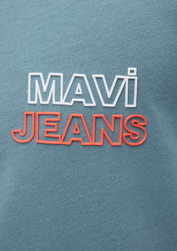 Mavi Jeans Bask?l? Yesil Tisort  фото 6