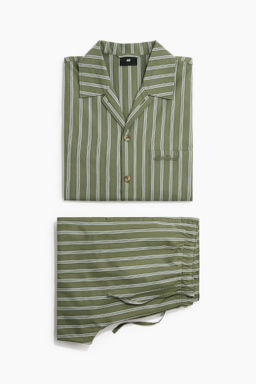 Camisa y pantal?n de pijama en popelina