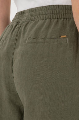 Kad_n Koyu Haki Kanvas Pantolon Sepette S_rpriz _ndirim - U.s. polo assn фото 6