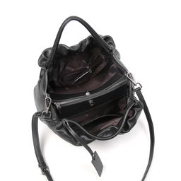 Женская сумка, кожа, MIRONPAN 36066 Черный