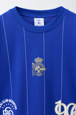 CAMISETA RAYAS RC DEPORTIVO DE A CORU?A / Azul?n