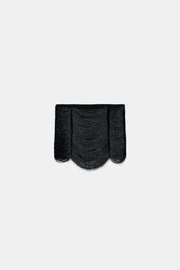 FRINGED MINI SKIRT - Zara фото 8