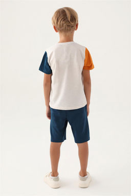 Кремовый пижамный комплект для мальчика - U.s. polo assn фото 4