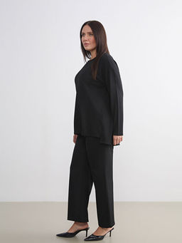 Beli Lastikli Geni? Pa?a Kad?n Pantolon