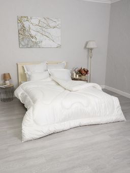 Одеяло "Зима" Бамбук, плотность 500 гр/м2, чехол тик п/э 2 спальный (172х205)