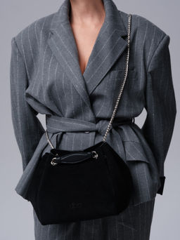 Замшевая сумка Bella DBR 31202 черный  фото 7