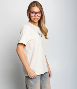 Футболка #КТ6117, светло-бежевый - Dommod фото 2