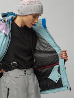 Горнолыжный костюм женский большого размера голубого цвета 02263Gl - Chunmai фото 18