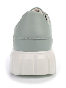 03-PDA93-3 GREEN Полуботинки спортивные женские (натуральная кожа, сетка) - No name фото 10