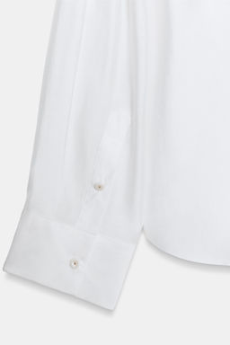 CAMISA SATINADA OVERSIZE / Blanco - Zara фото 9