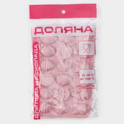 Форма для шоколада Доляна Пасхальные кролики, силикон, 19?12,5?1 см, 18 ячеек, розовая  фото 7