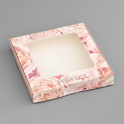 Цена за 5 шт. Коробка подарочная сборная с окном, упаковка, Ты прекрасна, 19?19?3 см