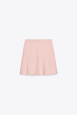 PLEATED KNIT MINI SKIRT - Zara фото 2