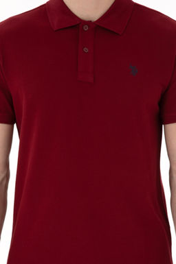 Erkek Slim Fit Polo Yaka Bordo Basic Ti__rt Sepette S_rpriz _ndirim - U.s. polo assn фото 6