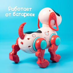 Робот-собака IQ DOG, световые и звуковые эффекты, русские песенки, работает от батареек, цвет розовый - IQ BOT фото 7