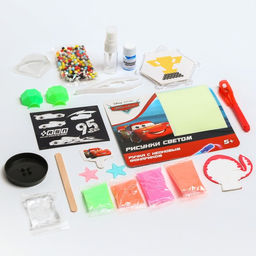 Набор для опытов Большой набор опытов,7 крутых опытов, 7 в 1, Тачки - Disney фото 2