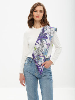 Платок жен. шелк 86х86 SS03-8324-10