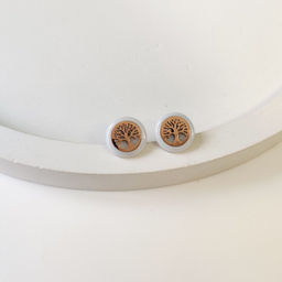 Серьги с керамикой