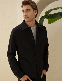 Siyah Regular Fit G_mlek Ceket - Pierre cardin фото 3