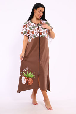 Халат на молнии Кокос