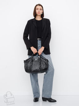 Сумка женская  51141S black Velina Fabbiano-Safenta  в Новосибирске