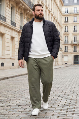 TRENDYOL MAN Siyah Buyuk Beden Oversize/Genis Kesim Dokulu Esofman Alt? TMNSS25AJ00004 - Trendyolmilla фото 10