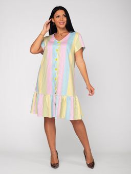 Халат женский кулирка МАЙЯ РАДУГА - Домтрик фото 6