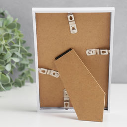 Фоторамка для фото 10×15 см Decoline, пластик, белый